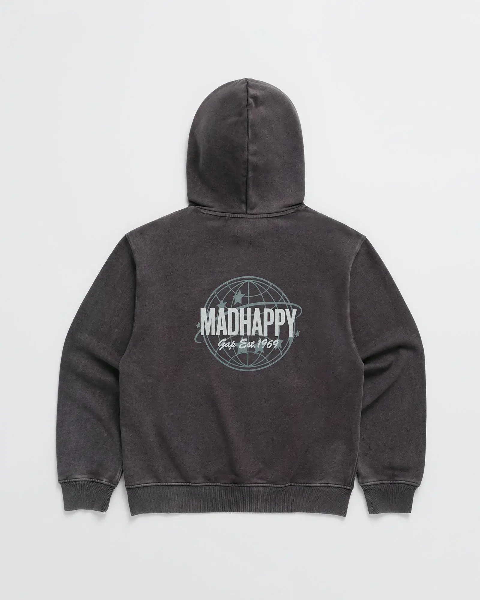 Madhappy And Gap Globe Hoodie Jet Madhappy And Gap Globe Hoodie Jet