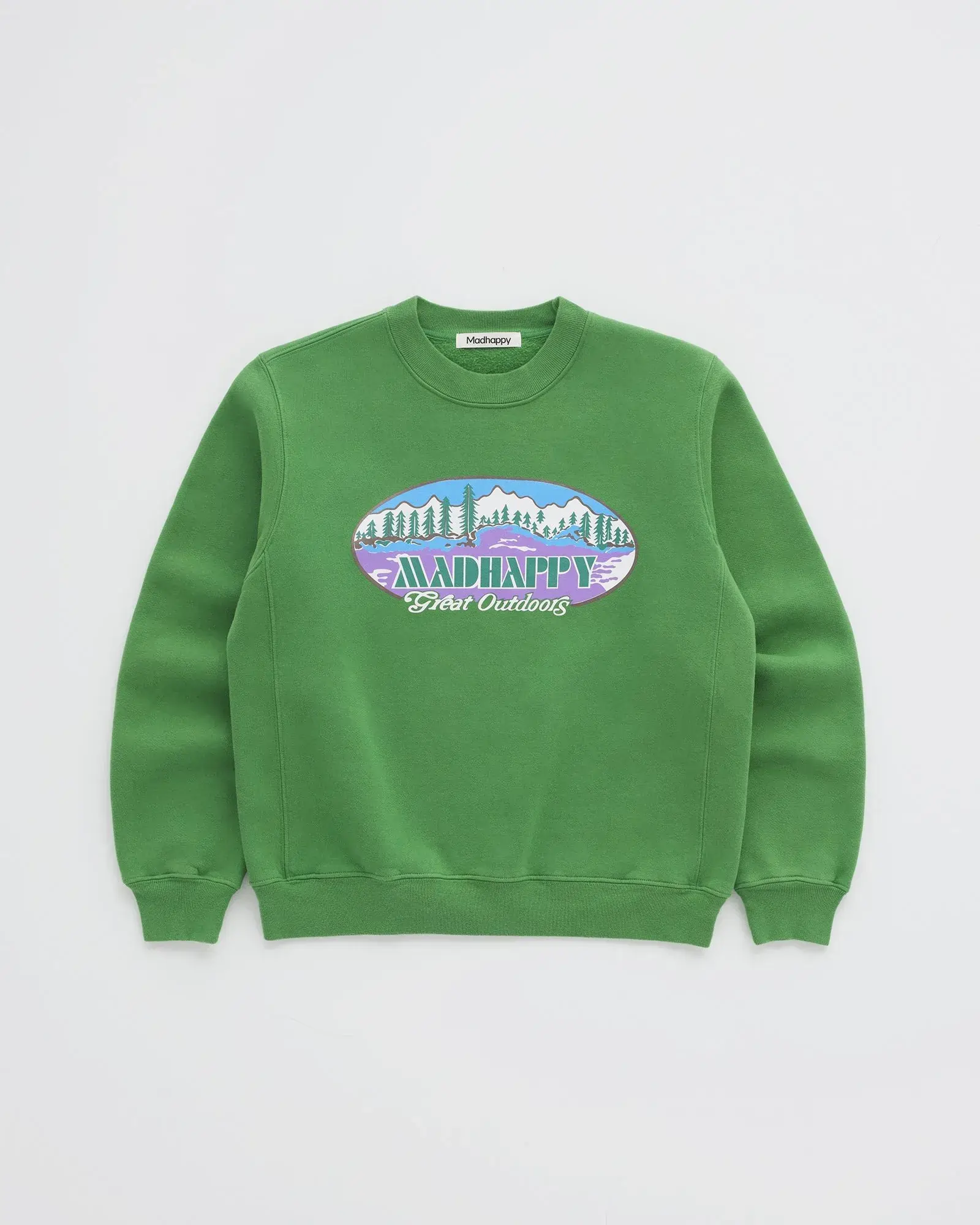 Green-Madhappy-Great-Outdoors-Crewneck-Madhappy-Clothing.webp